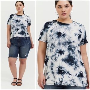 EUC torrid soft knit tie die tshirt size 3